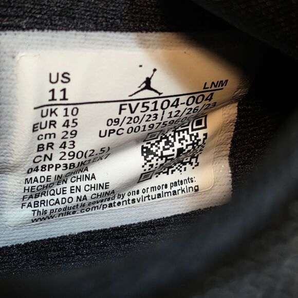 Nike Air Jordan 11 Low Retro Space Jam FV5104-004 Men's Size 11 - Picture 7 of 8